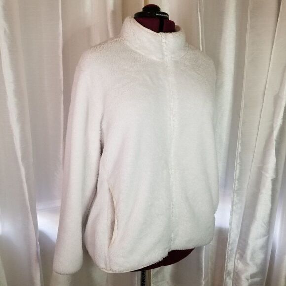 Eddie Bauer White Fleece (size 2XL) - Picture 7 of 7